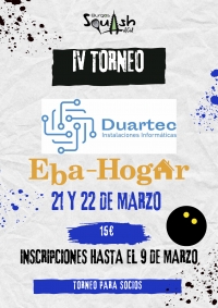 IV TORNEO DUARTEC-EBAHOGAR