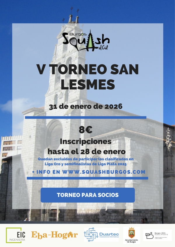 V TORNEO SAN LESMES 2026