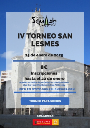 IV TORNEO SAN LESMES 2025