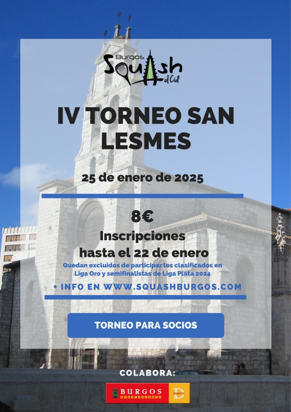 IV TORNEO SAN LESMES 2025