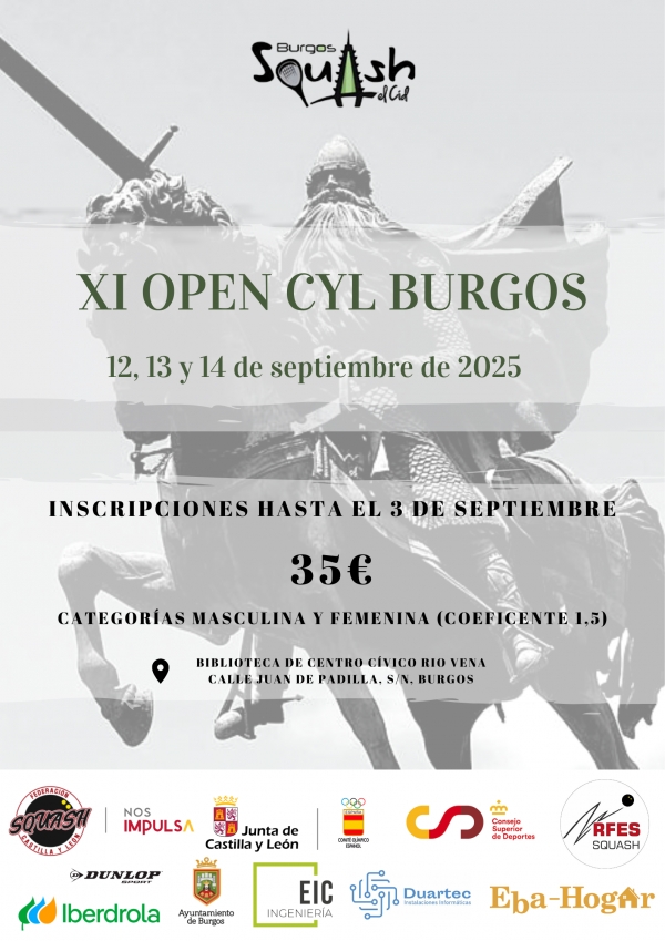 XI OPEN CYL BURGOS 2025